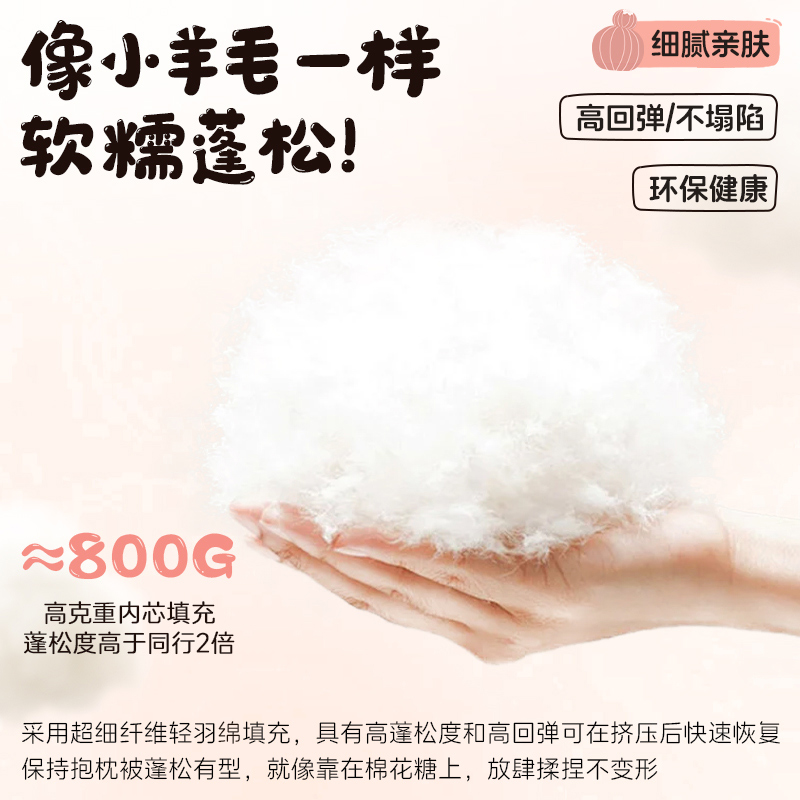 MeitingHome二合一抱枕被女孩午睡毯子沙发车用靠枕折叠款空调被 - 图2