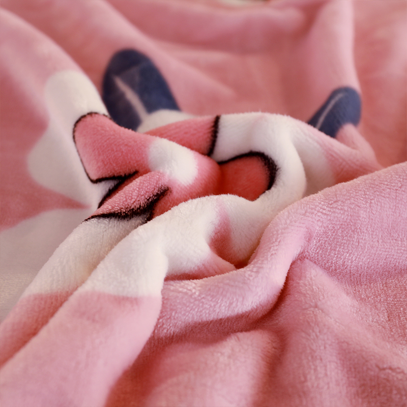 冬季加厚毛毯办公室午睡沙发毯披肩毯子加绒盖毯牛奶绒单人床被子