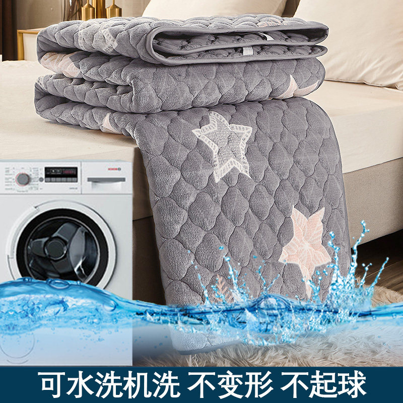 牛奶绒床垫软垫家用铺床毯垫被毛毯 花舍床垫/床褥/床护垫/榻榻米床垫