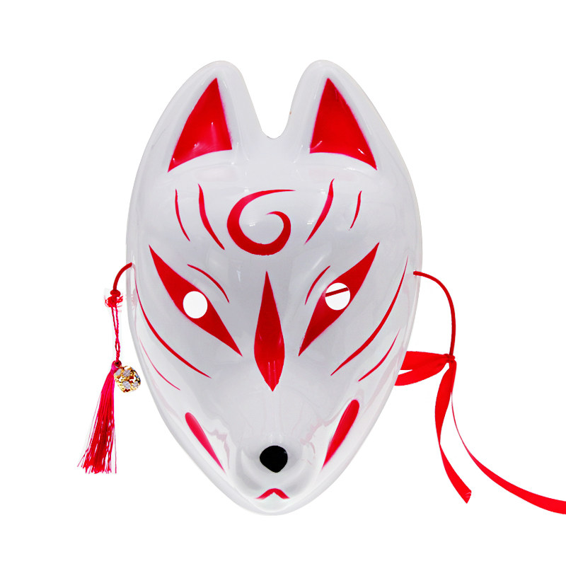 成人大狐狸面具 猫脸抖音同款狐妖日式和风cosplay化妆舞会成人装