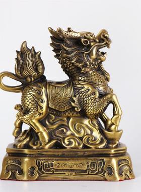 杨铜记 铜如意财富麒麟 祥瑞麒麟献瑞 祥瑞麒麟