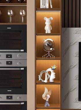 高级感玄关隔断摆件入户客厅电视柜酒柜装饰办公室艺术软装工艺品