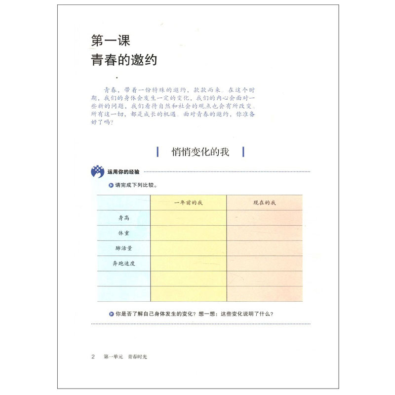 【老版旧版初二初三复习专用】人教版初中7七年级下册道德与法治书 人民教育出版社 7年级下册政治课本教材教科书 人教版7七下道德 - 图2