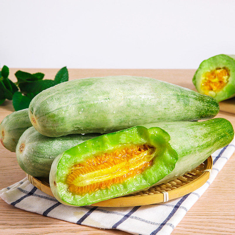 【所有姐姐的衣橱直播间】山东羊角蜜甜瓜当季新鲜水果脆甜包邮