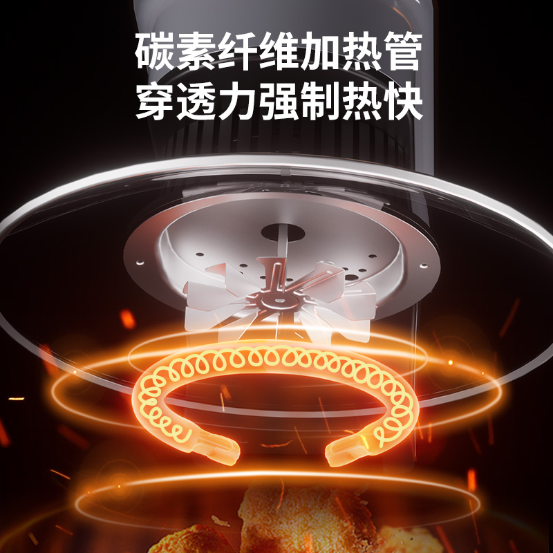 苏宁宜品可视空气炸锅大容量家用无油电烤箱多功能一体电炸锅新款