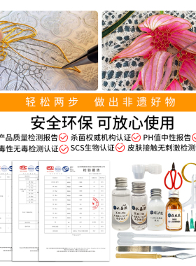 花卉掐丝珐琅diy材料非遗礼物