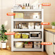 Household multi-layer storage rack floor-standing debris storage rack
