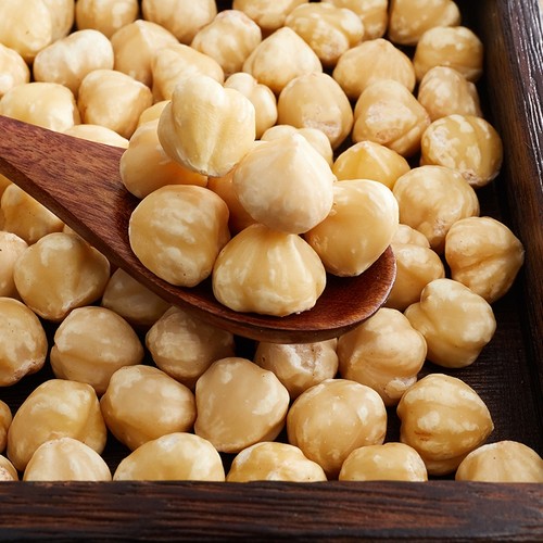 新货开口大榛子仁500g熟原味生榛果棒子烘焙孕妇坚果休闲零食特产 - 图1