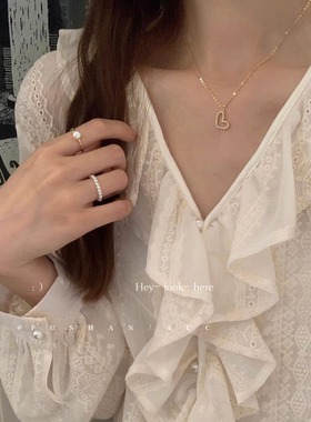 「初恋这件小事」轻奢爱心项链！