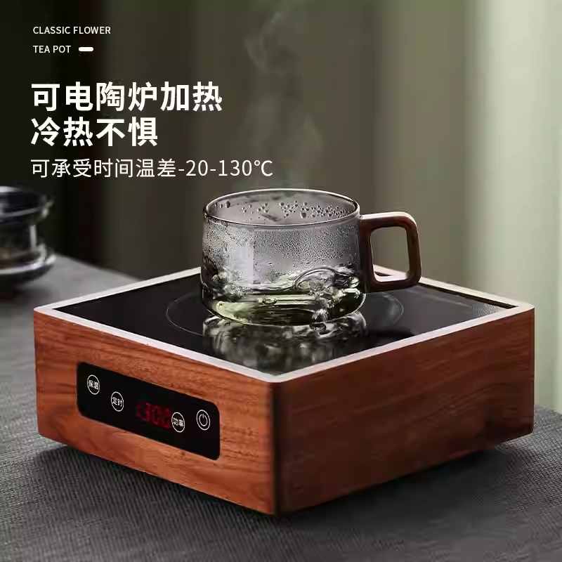 玻璃茶杯2025新款高端个人专用办公室小型泡茶杯子茶水分离绿茶杯 - 图0