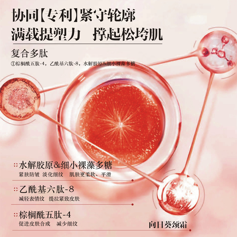 [博主推荐]快乐因子颈纹霜去颈纹美颈提拉紧致润泽保湿颈部按摩器