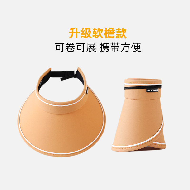 夏季遮阳帽女防晒遮阳帽大帽檐新款遮脸防紫外线骑车防吹翻太阳帽_拉夏HOMME店_服饰配件/皮带/帽子/围巾-第5张图片-提都小院