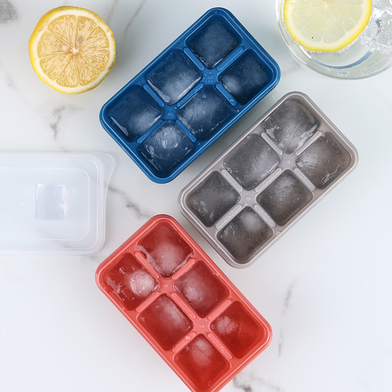 冰格冰块制冰盒冷冻模具速冻器家用冰箱自制网红冻冰盒子带盖硅胶