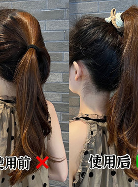 高弹力加粗麻花发圈女不伤发头绳