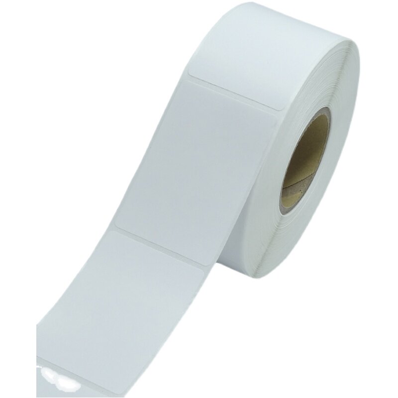 Oil glue pp synthetic paper label 40*60mm self-adhesive pvc unbreakable barcode printing sticker 4x6cm customized