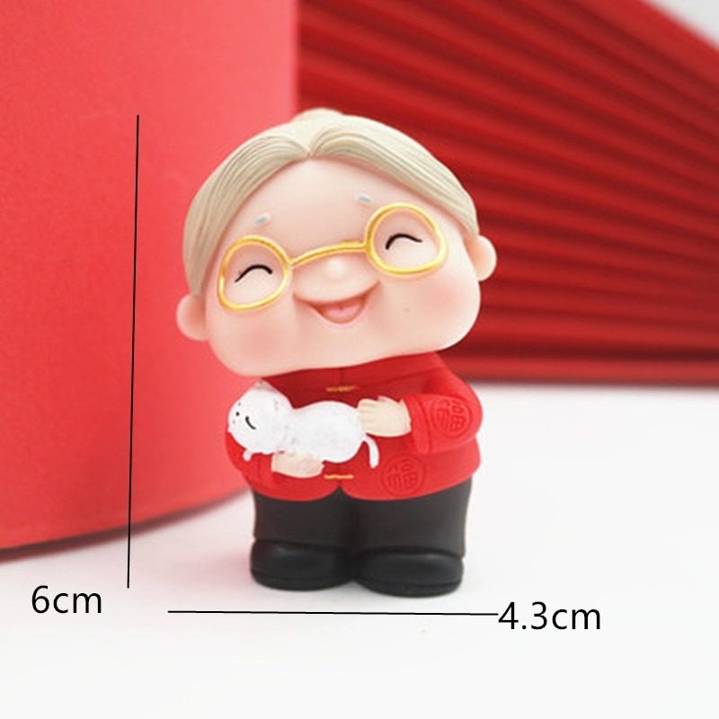 老爷爷老奶奶蛋糕祝寿摆件装饰寿桃仙鹤插件 寿星寿公寿婆生日,淘宝优惠券,粉丝福利购,淘宝优惠卷