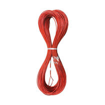 Funky coated steel wire rope measuring rope engineering pile-based logging deep water position rope ruler hundreds of meters measuring rope 50 m red