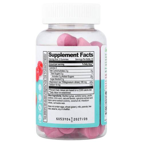 Lifeable,Magnesium Citrate Gummies, Berry, 60 Gummies (90 mg - 图0