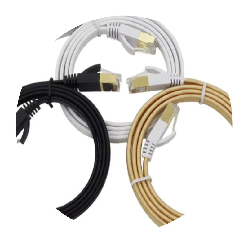 10gbps RJ45 cat7 Shielded  Ethernet Cable flat internet Netw - 图3