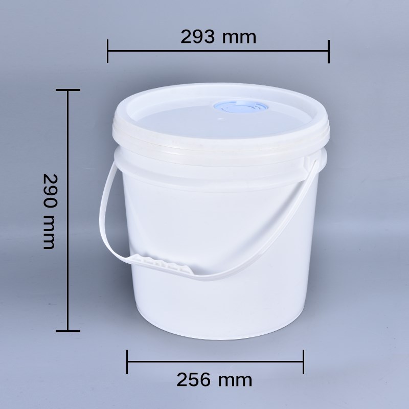 Food Grade PP material plastic bucket 14 liter for Milk ink - 图2