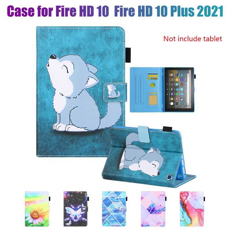 PU Leather Case For Amazon Fire HD 10 & Fire - 图0