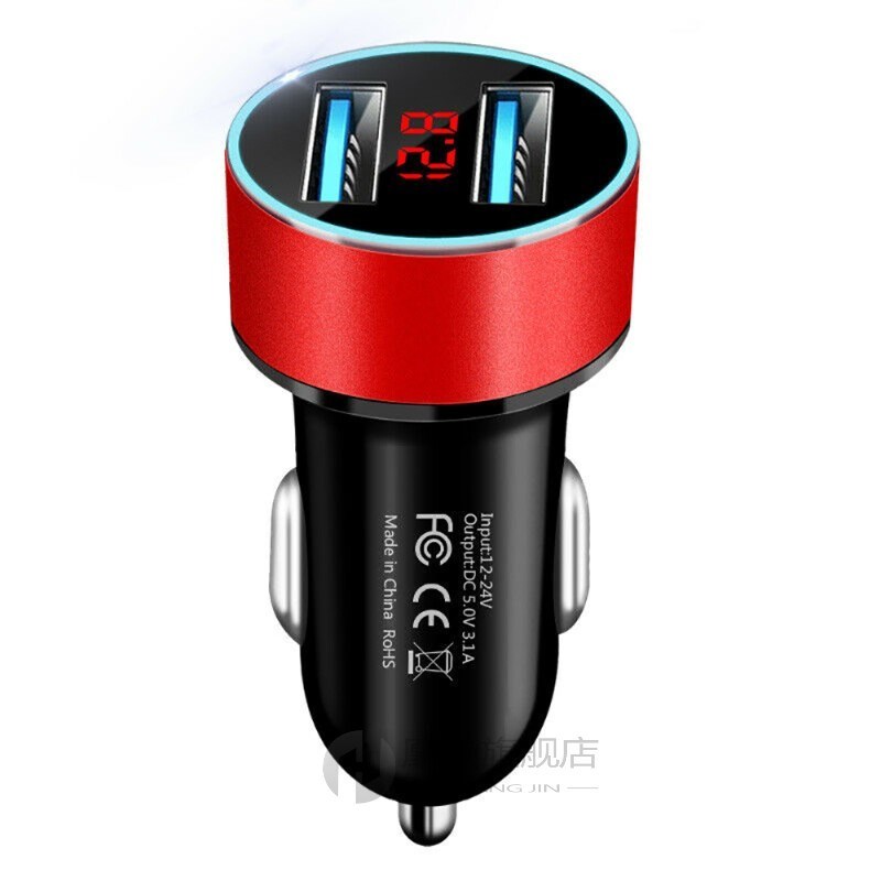 4.8A Car Charger Mobile Phone Fast Charging Adapter in Car w - 图1