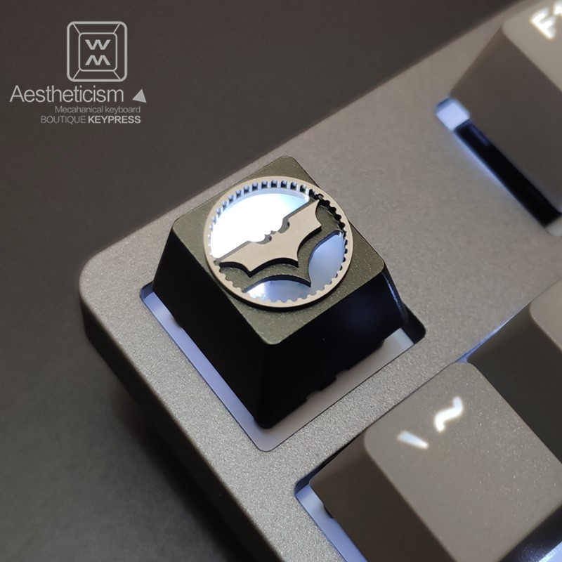 1pc aluminum alloy searchlight key cap Mechanical keyboard-图3