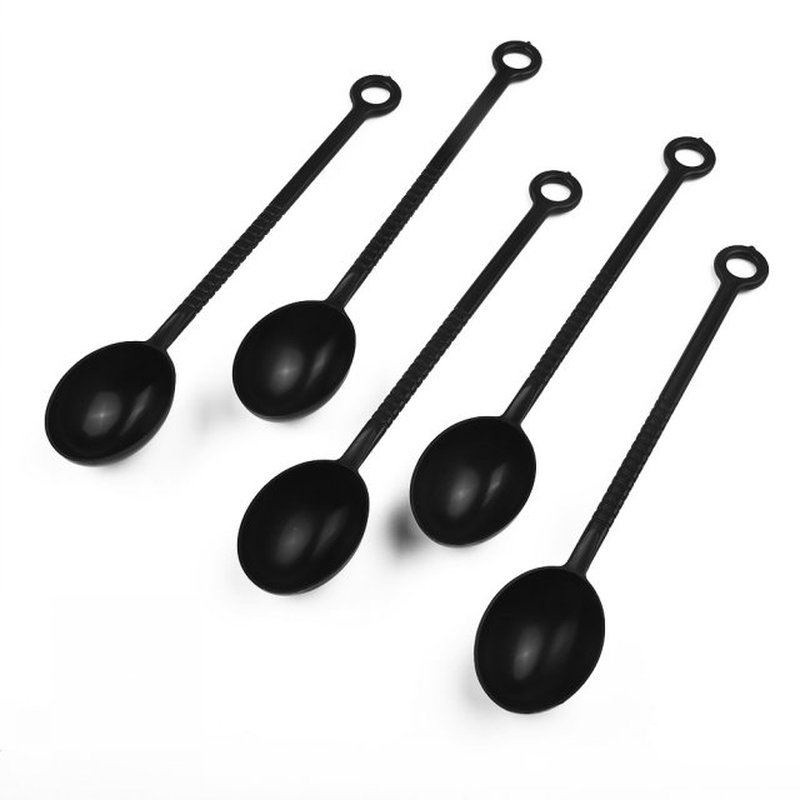 5pcs Coffee Measuring Spoon Bendable Bean Scoop Powder Press - 图3