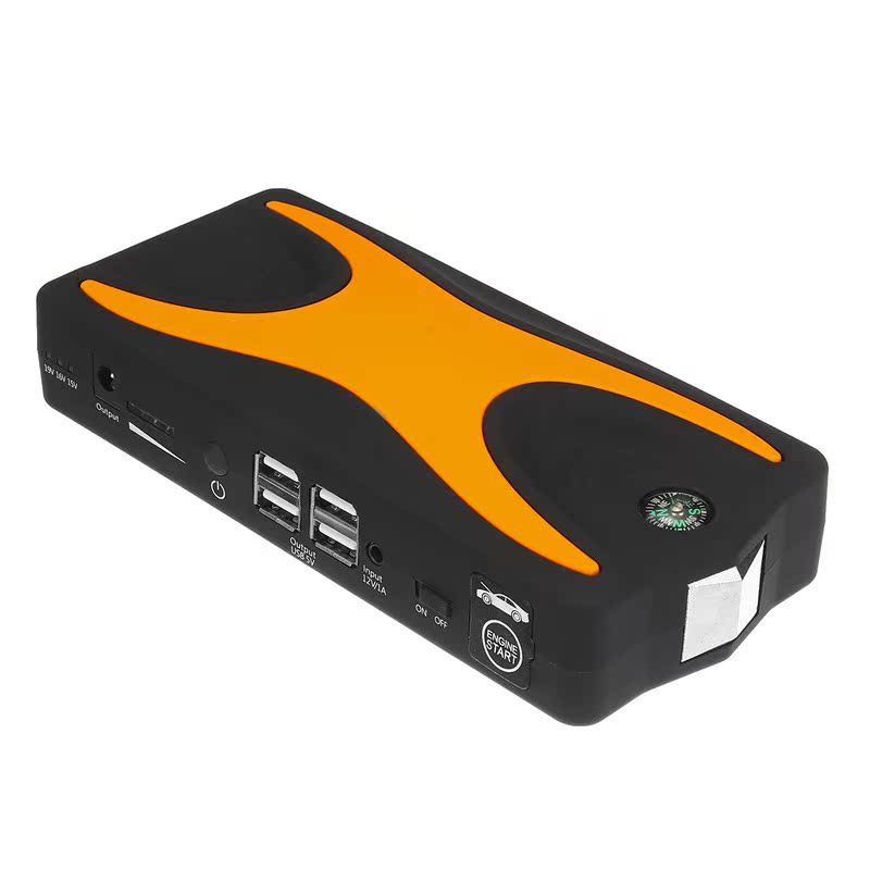 Car Jump Starter Power Bank 99900mAh 12V 4USB 600A Portable-图0