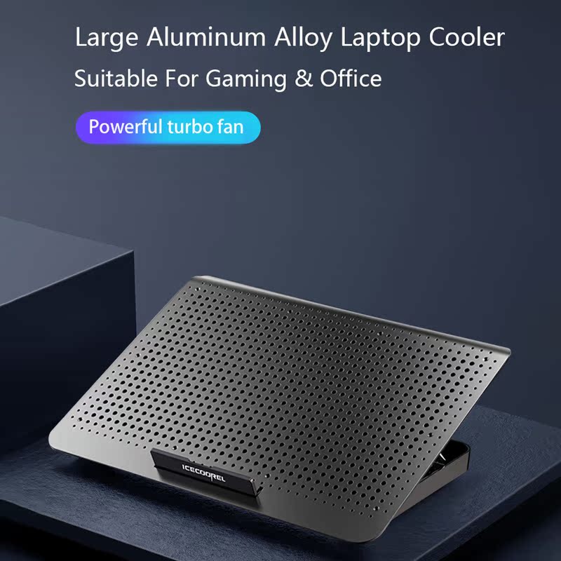 A18 Notebook Computer Cooling Pad Metal Silent With Wind Spe - 图0