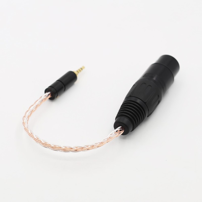 2.5mm Trrs Balanced Male to 4 pin XLR Balanced Female Headp - 图0
