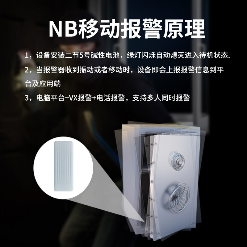 Tianjun NB mobile alarm NB wireless sensor phone remote anti-theft monitoring door and window record query