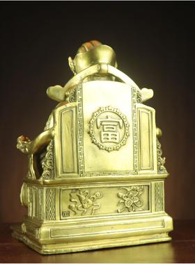 杨铜记 铜财神 铜财神 财神爷 财神摆件厂家 富贵财神