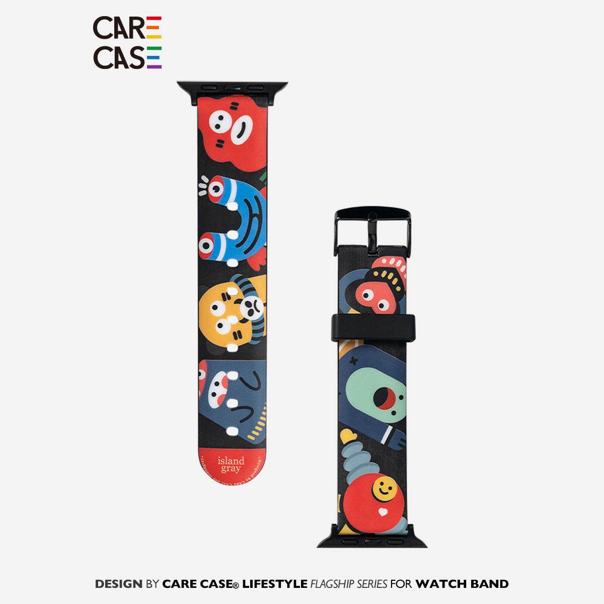 CARECASE 可爱动物系列适用苹果手表iwatch8表带apple watch7/se/1/2/3/4/5/6可爱童趣 通用41/45mm 原创设计