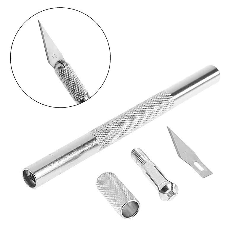 9 Blades Carving Cutting Tool Fruit Food Engraving Knife Sca - 图3