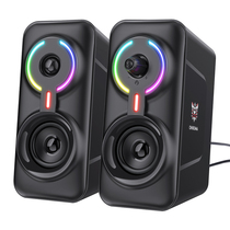 2pcs ONIKUMA L6Portable Gaming Wired Speakers Bluetooth-Comp