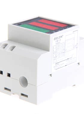 Din Rail LED AC 80-300V 0-100.0A Multi-function Voltmeter Am