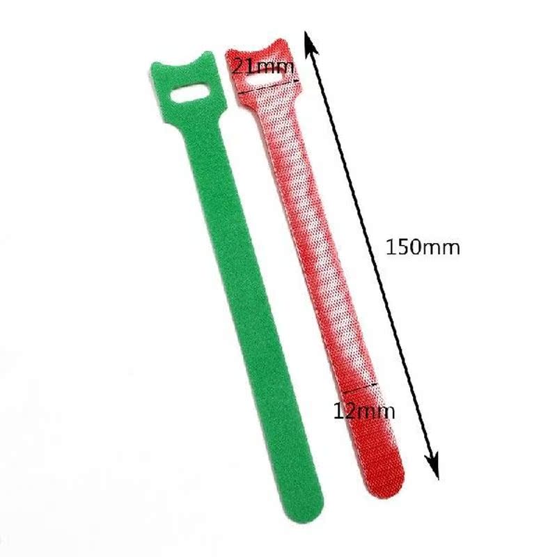 10pcs/lot 12*150mm Nylon Reusable Releasable Zip Cable Ties - 图0