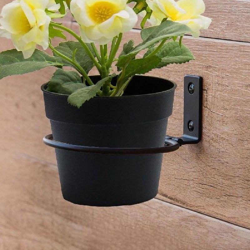 Flower Pot Hanging Storage Rack Flowerpot Ring Wall Mount - 图1