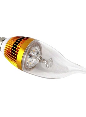 10 pcs 3W E14 270LM 2800K ~ 3000K Warm White LED Candle Lamp