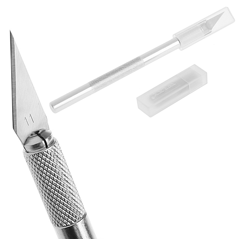 9 Blades Carving Cutting Tool Fruit Food Engraving Knife Sca - 图2