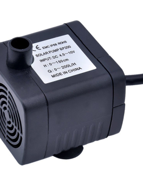 Mini 1.2W Water Pump Power Panel Garden Plant Watering Power
