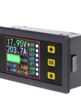 Multimeter Charge-Discharge Battery Tester DC 0-90V 0-20A Vo