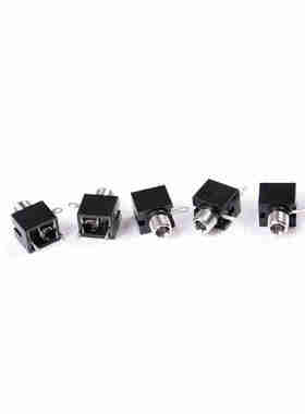 5PCS Headphones earphones Stereo Jack Socket Switch With nu