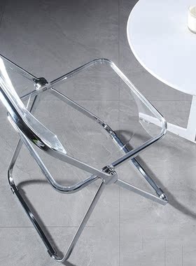Nordic Dining Chair Kitchen Furniture Transparent Plastic