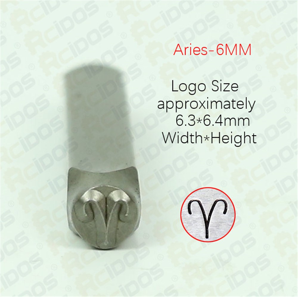 6MM Horoscope/Twelve constellations Zodiac Sign 12PCS Desi - 图3