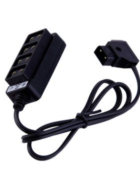 D-Tap Male/4-Port D-Tap Female Cable Splitter for Anton Baue