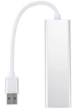 USB 3.0 Gigabit Ethernet Adapter With 3 Port Hub to RJ45 Lan