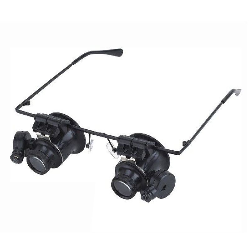 20X Magnifier Double Eye Glasses Type Magnifier Watch - 图1