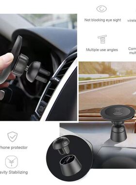 Car Magnetic Phone Holder for iPhone X 8 Plus 10W Fast Qi Ch